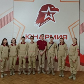 ВПК «Витязь» МБОУ СОШ № 5  принял участие в Первом фестивале юнармейской лиги КВН в Москве