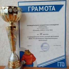 Итоги летнего ГТО Итоги летнего ГТО
