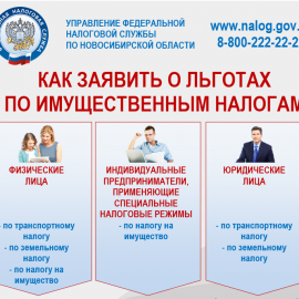 КАК ЗАЯВИТЬ О ЛЬГОТАХ ПО ИМУЩЕСТВЕННЫМ НАЛОГАМ