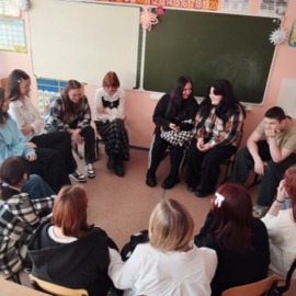 19.11.2024г. Психолог Отдела по делам молодежи провела тренинг с детьми группы риска «Научись понимать свои эмоции». 19.11.2024г. Психолог Отдела по делам молодежи провела тренинг с детьми группы риска «Научись понимать свои эмоции».